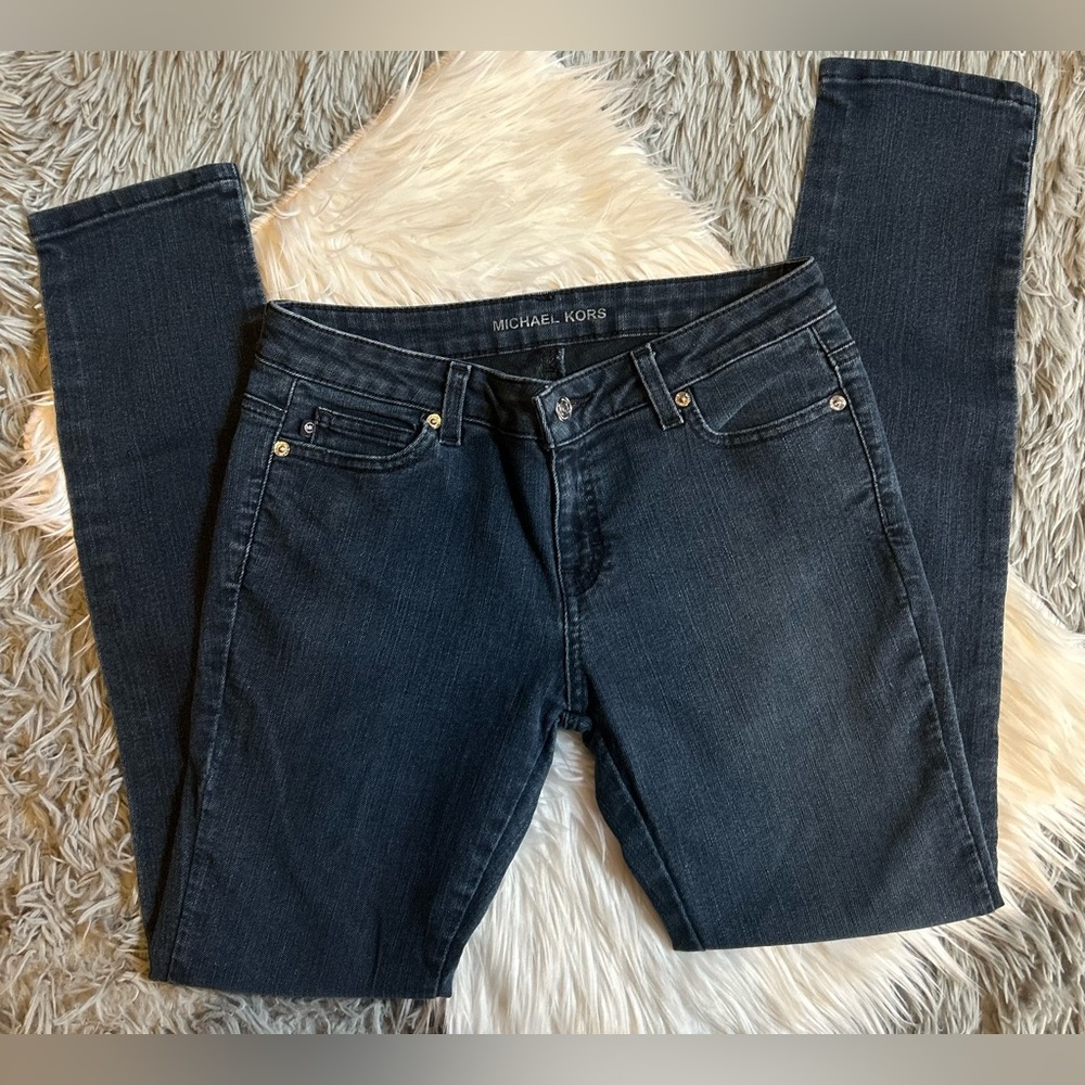 Michael Kors Dark Wash Skinny Jeans